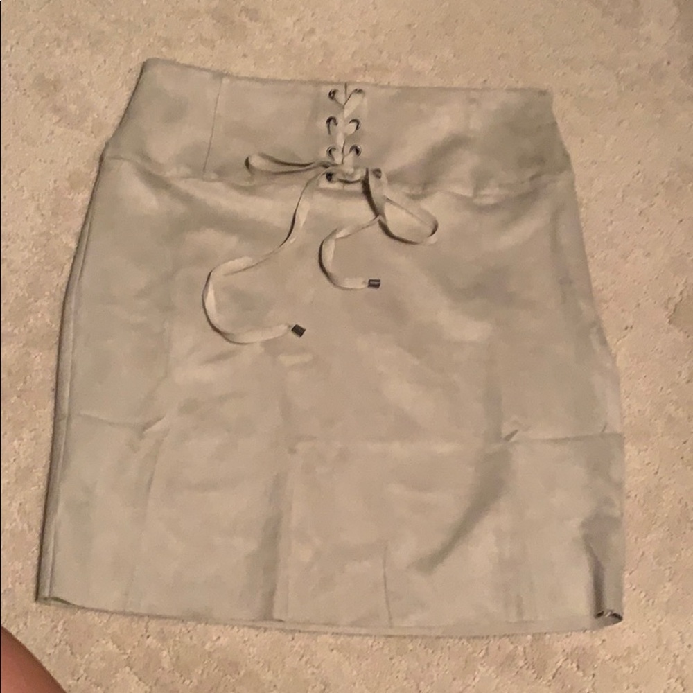 suede skirt